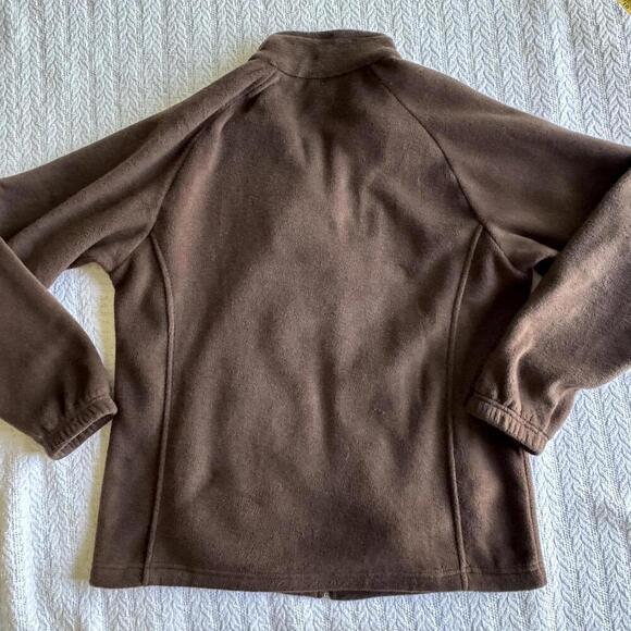 Blair Women's Brown Fleece Jacket - Size M - Picture 7 of 7
